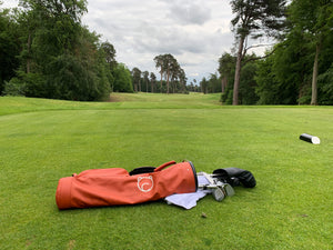 Leather Golf Bag - Tan
